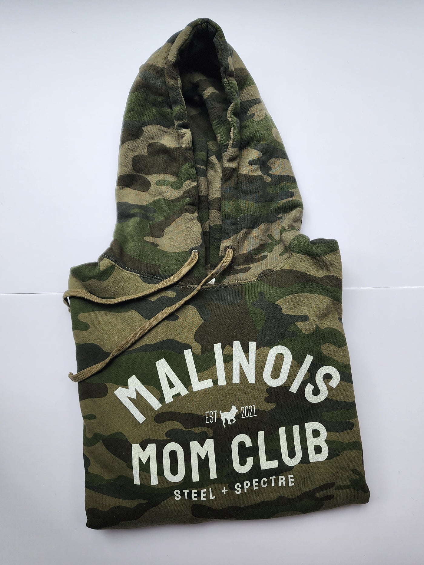 Malinois Mom Club Forest Camo Hoodie