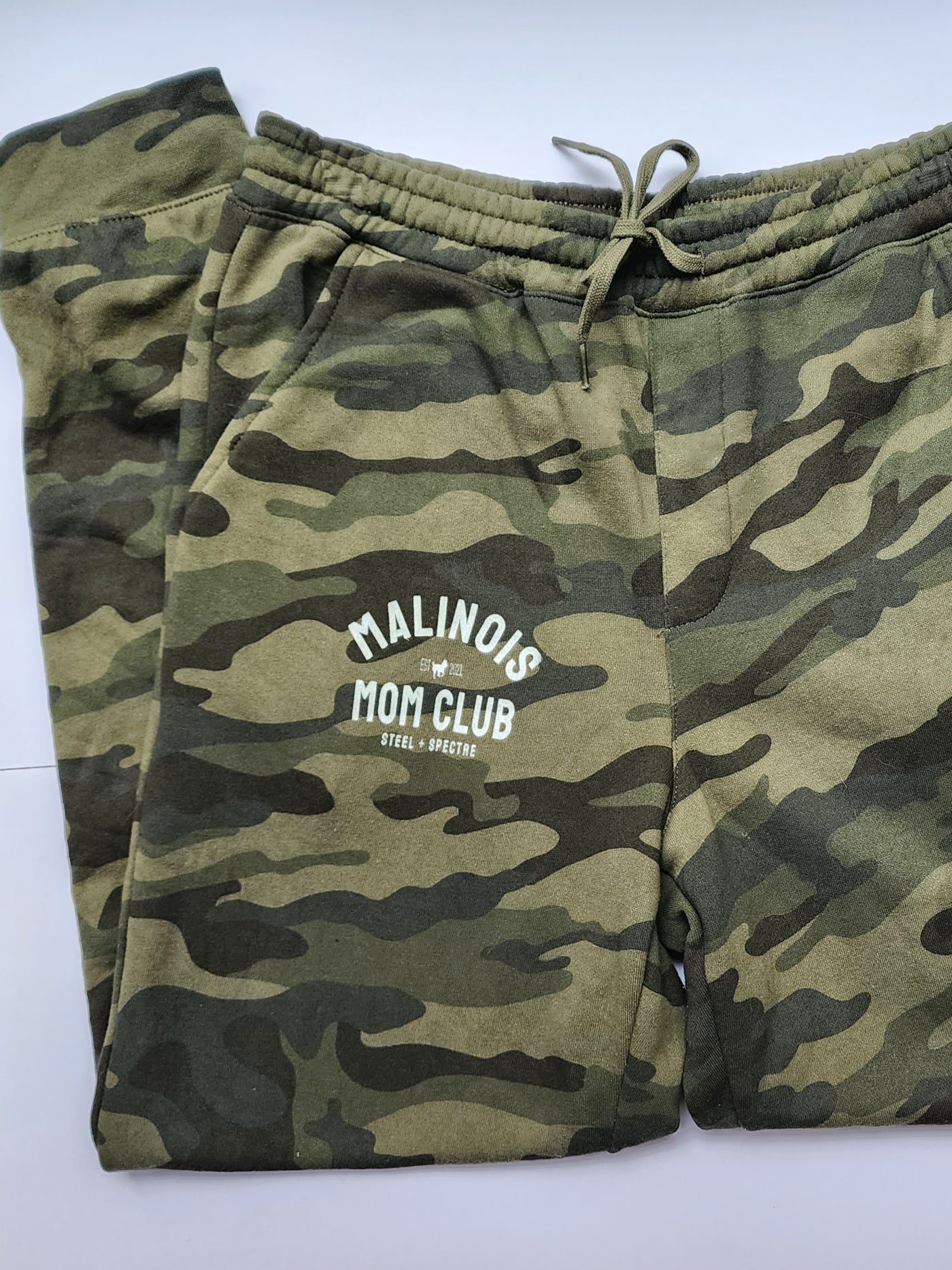 Malinois Mom Club Forest Camo Joggers