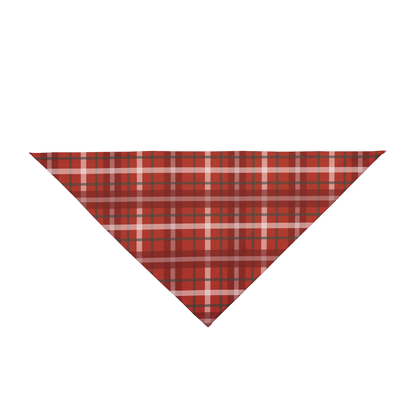 Dog Bandana Red Holiday Plaid