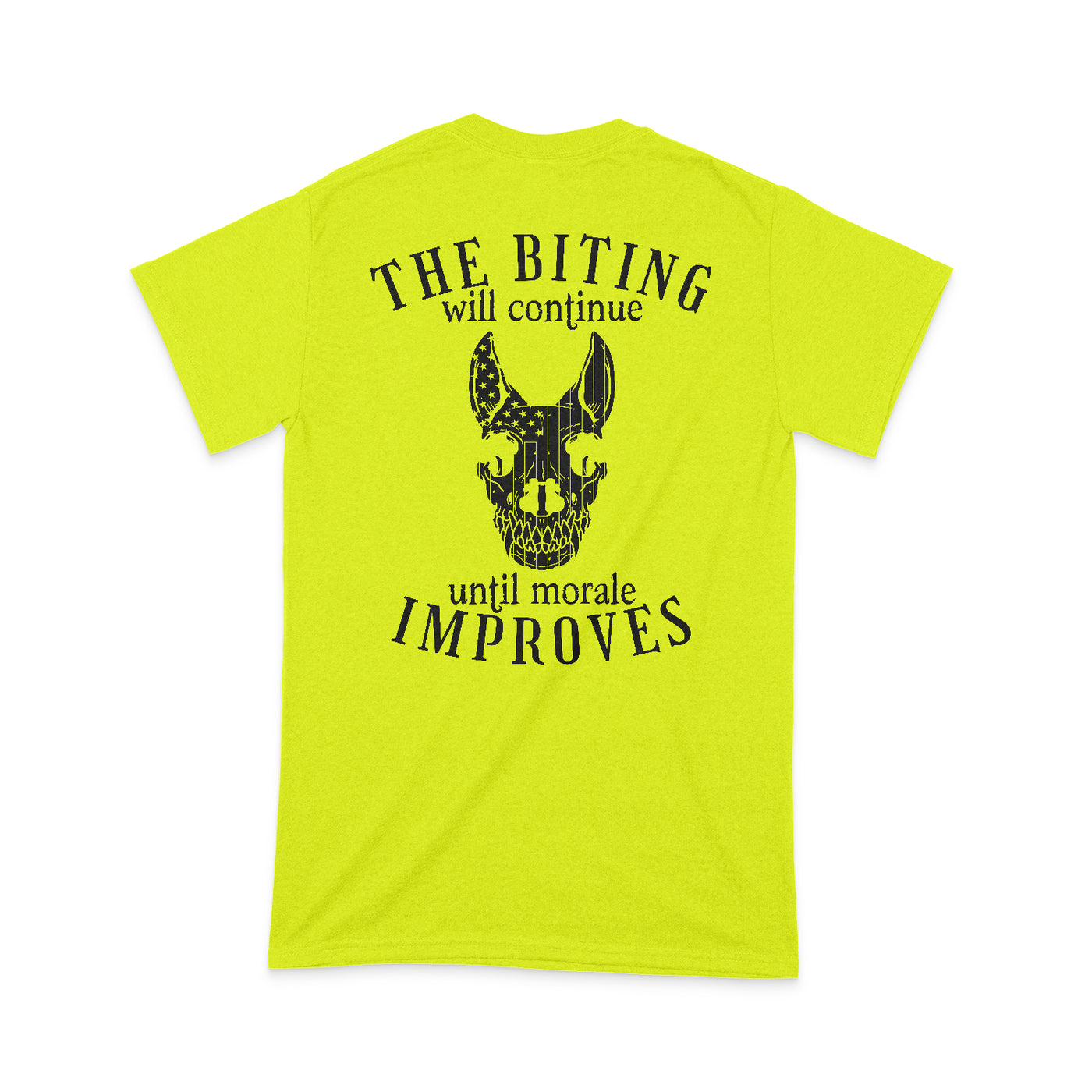 The Biting Will Continue Neon Tee