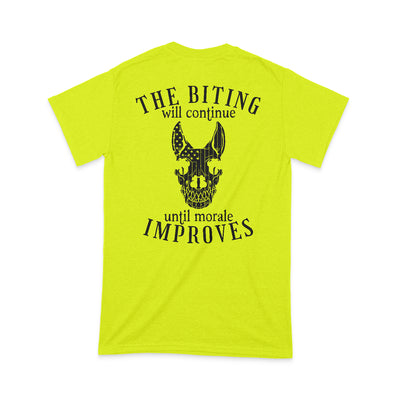 The Biting Will Continue Neon Tee