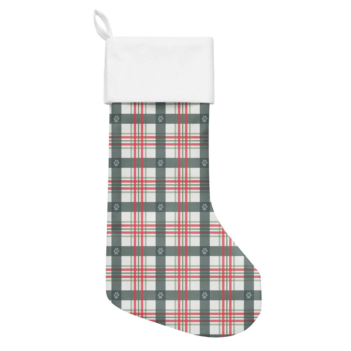 Christmas Plaid Stocking