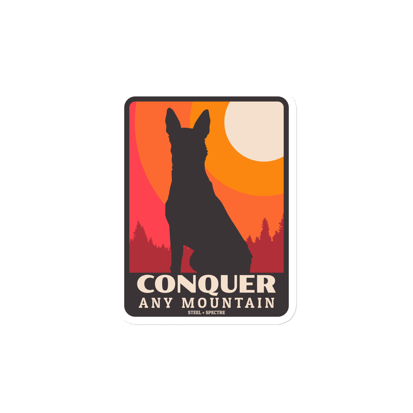 Conquer Any Mountain Magnet