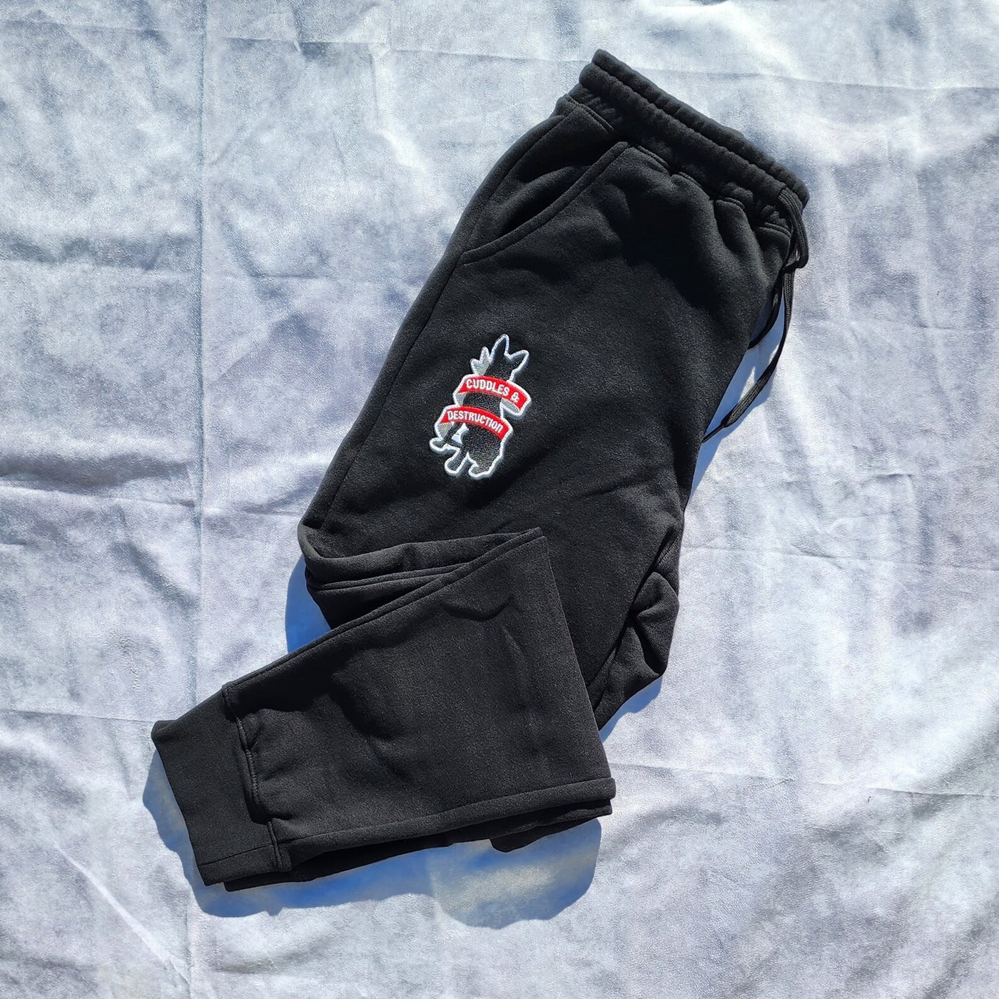 Cuddles & Destruction Patch Fleece Joggers