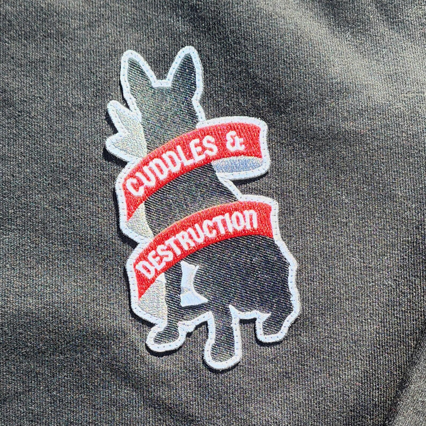 Cuddles & Destruction Patch Sweatshirt