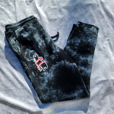 Cuddles & Destruction Crystal Tie Dye Patch Joggers