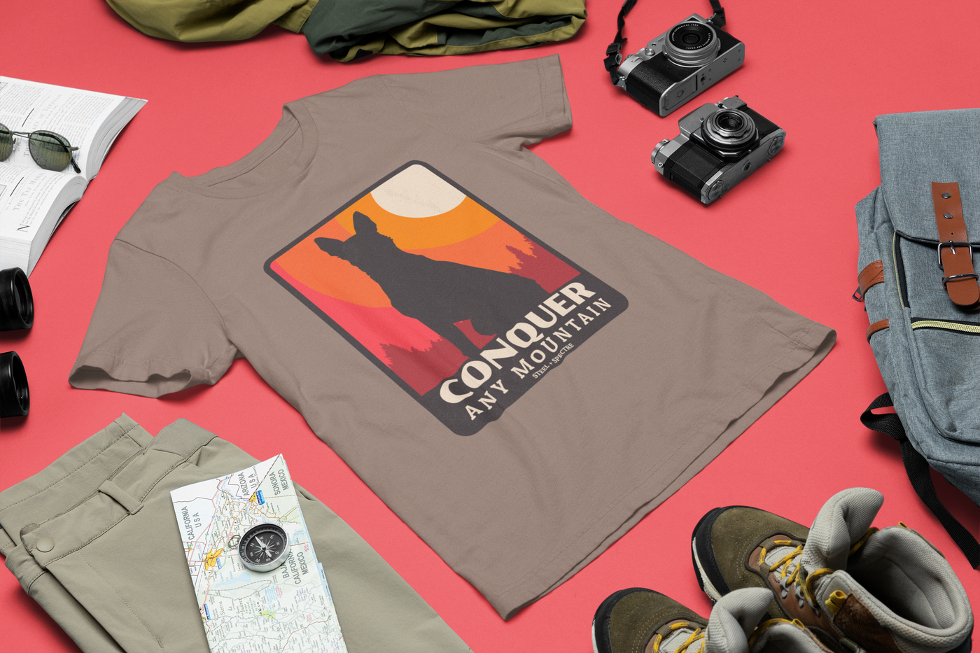 Conquer Any Mountain Tee