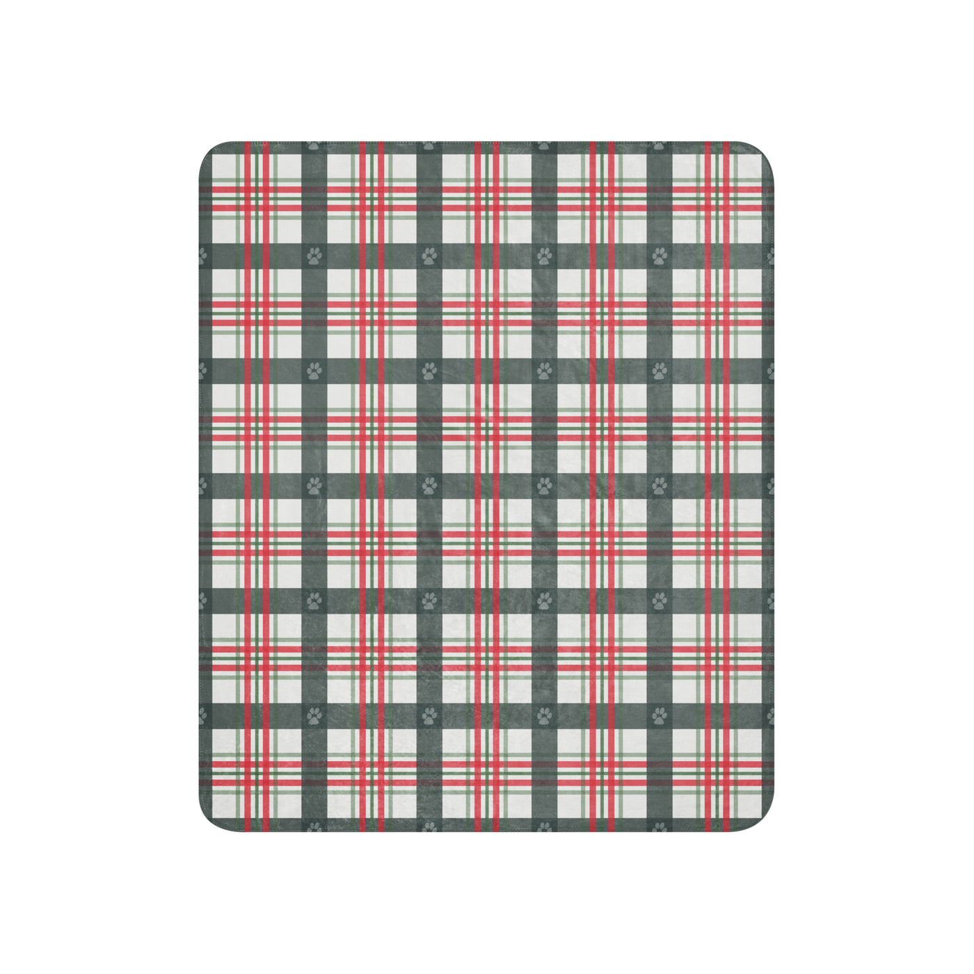 Sherpa blanket - Christmas Plaid