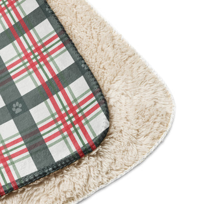 Sherpa blanket - Christmas Plaid