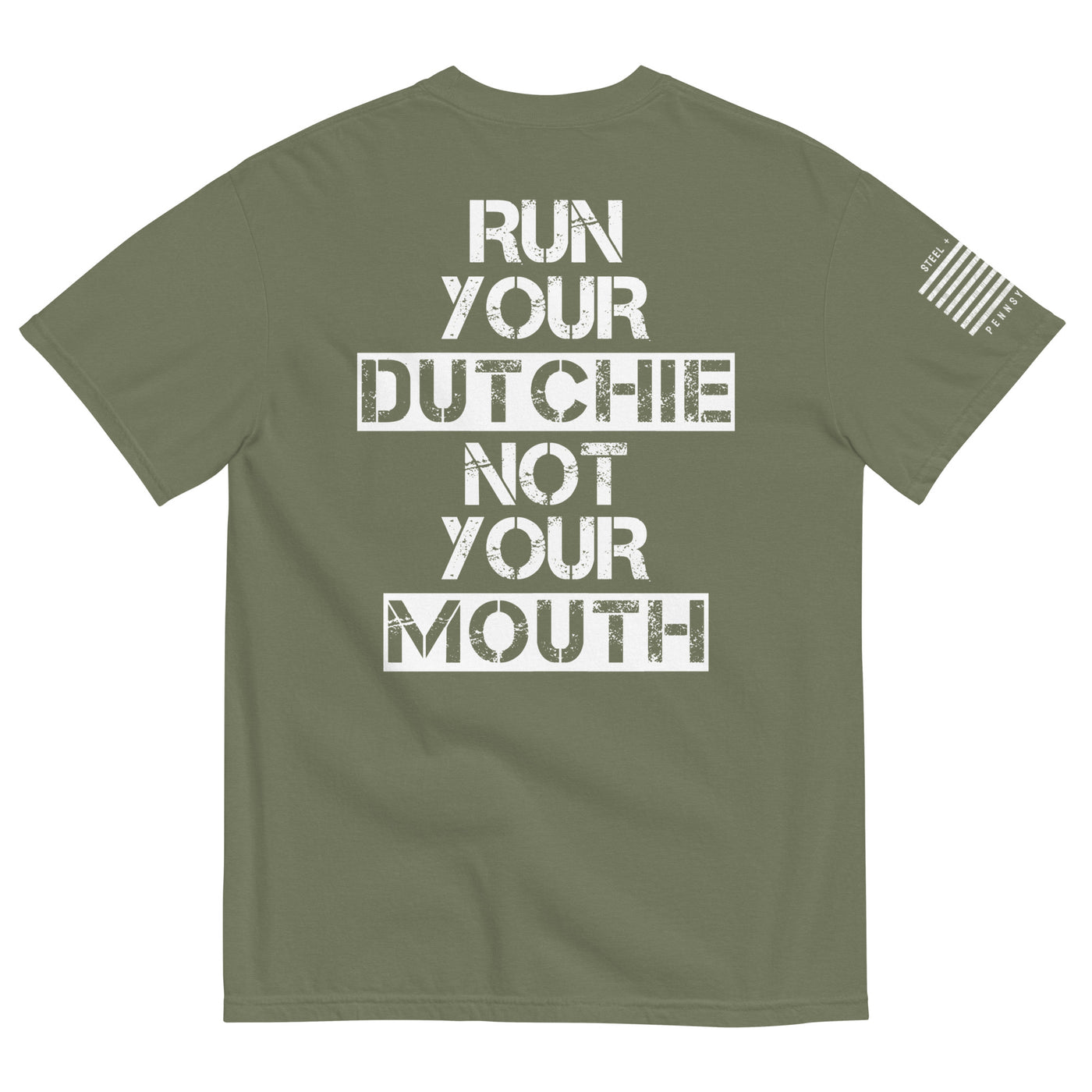 Run Your Dutchie Not Your Mouth Tee (Dark)