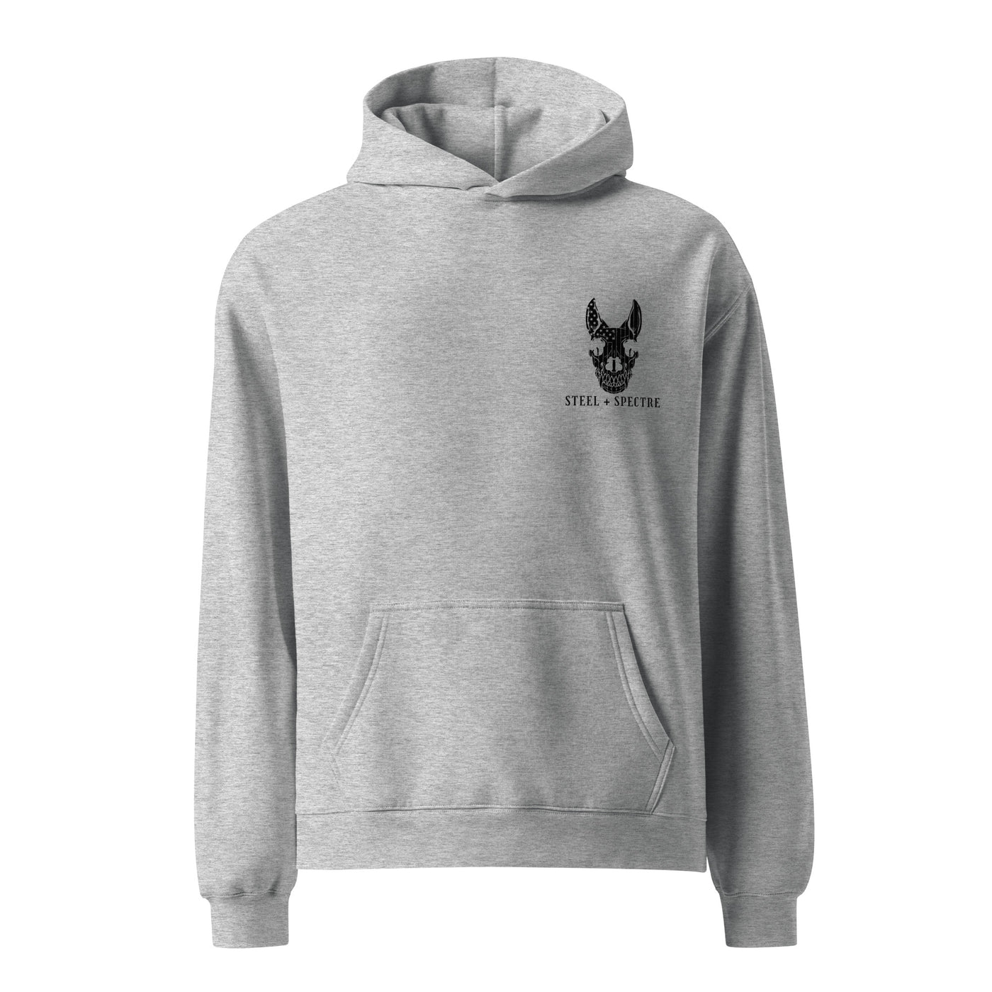 The Biting Will Continue Until Morale Improves Hoodie (Grey)