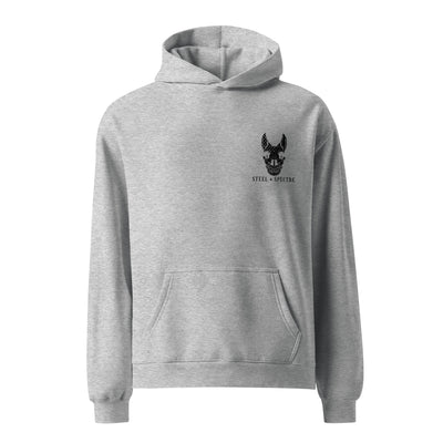 The Biting Will Continue Until Morale Improves Hoodie (Grey)