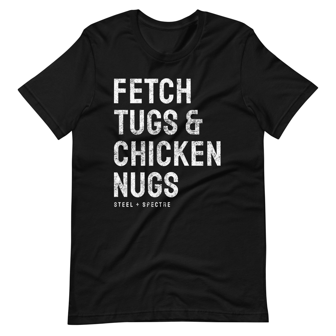 Fetch Tugs & Chicken Nugs Tee Black (RTS)