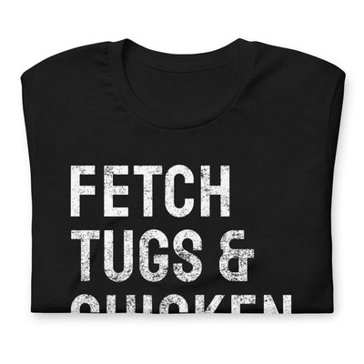 Fetch Tugs & Chicken Nugs Tee Black (RTS)