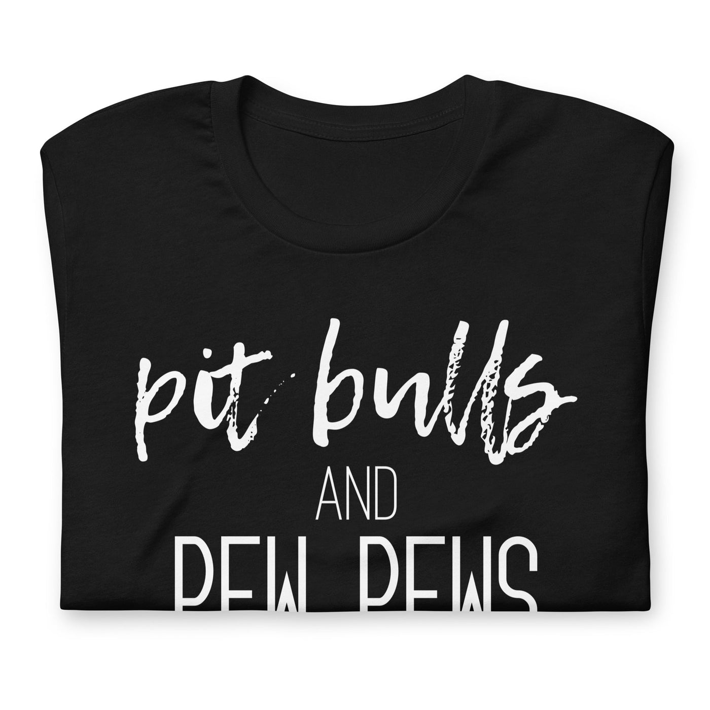 Pit Bulls & Pew Pews (Women) Tee Black XL (RTS)