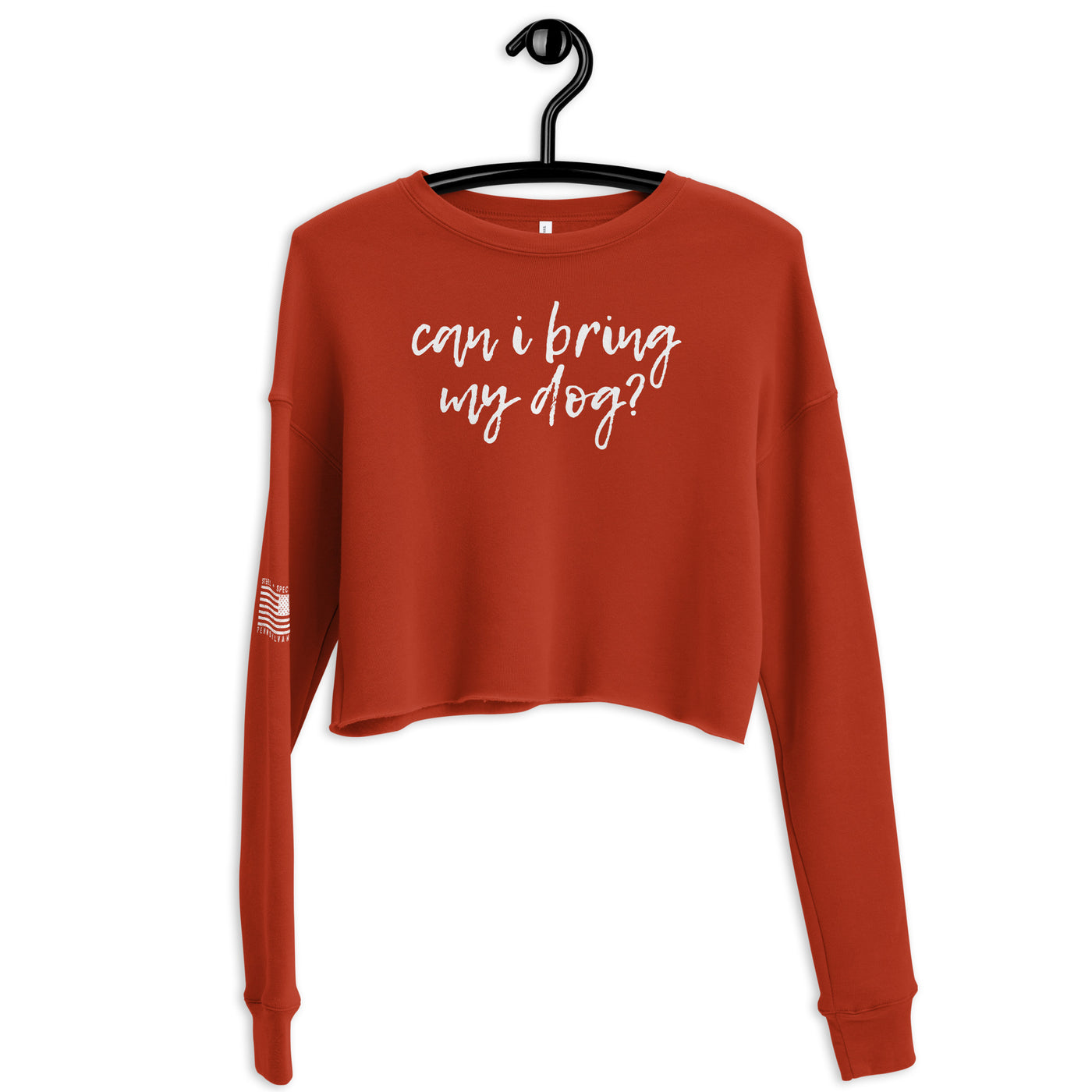 Can I Bring My Dog? Crop Sweatshirt