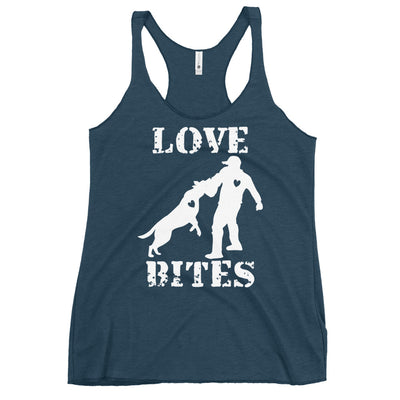 Love Bites Racerback Tank (Dark)