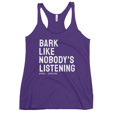 Bark Like Nobody's Listening Tank