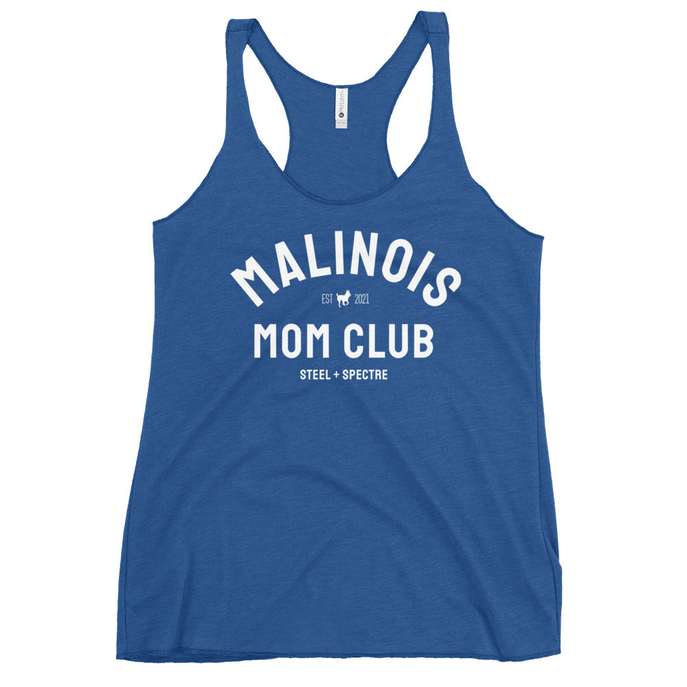 Malinois Mom Club Racerback Tank