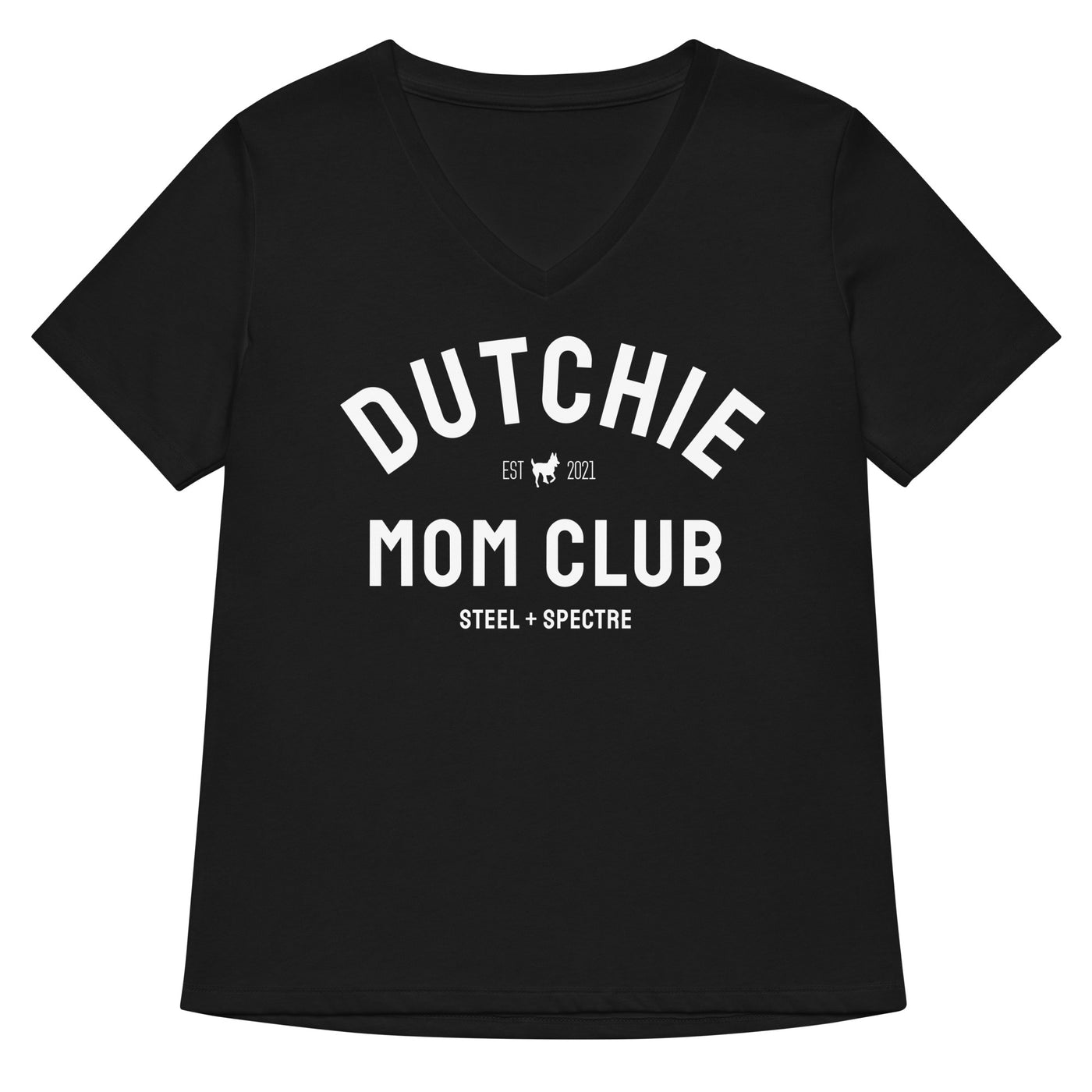 Dutchie Dog Mom Women's V-Neck Tee