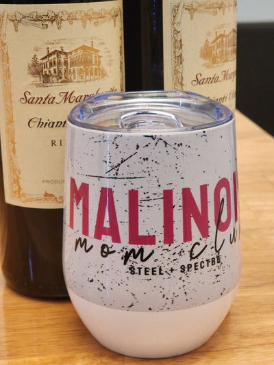 Malinois Mom Club wine tumbler