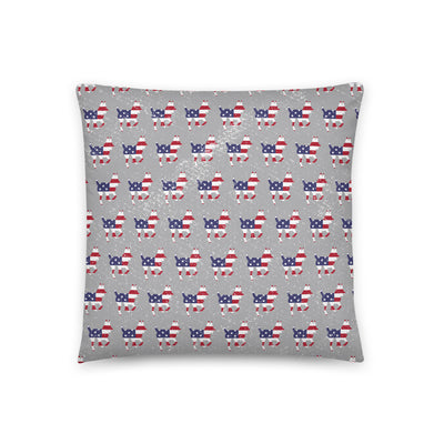 Patriotic Logo Indoor Throw Pillow