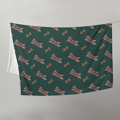 Belgian Malinois Plaid Throw Blanket