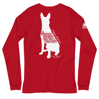 Smartest Dumbest Dog Long Sleeve Tee