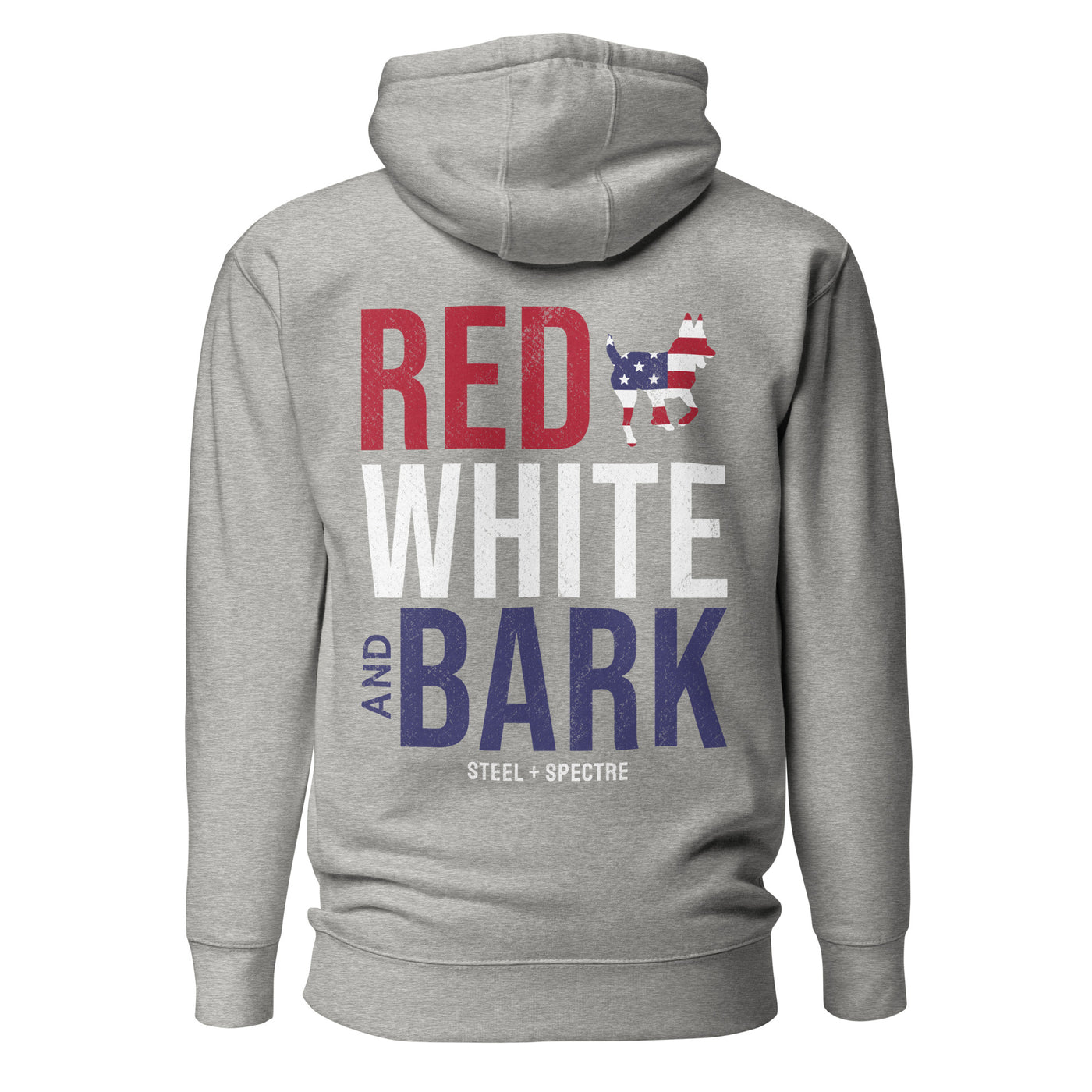 Red White & Bark Hoodie