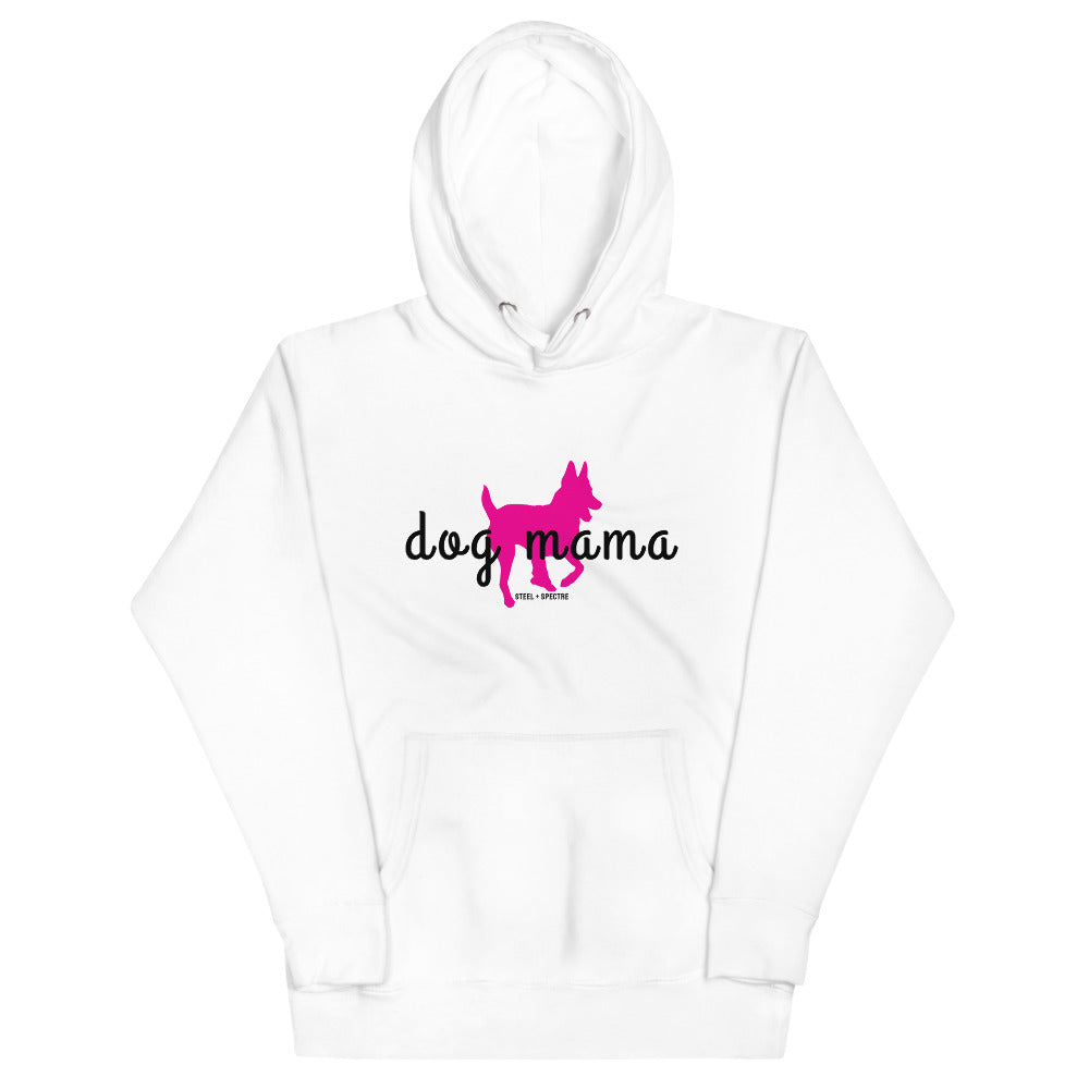 Dog Mama White Hoodie