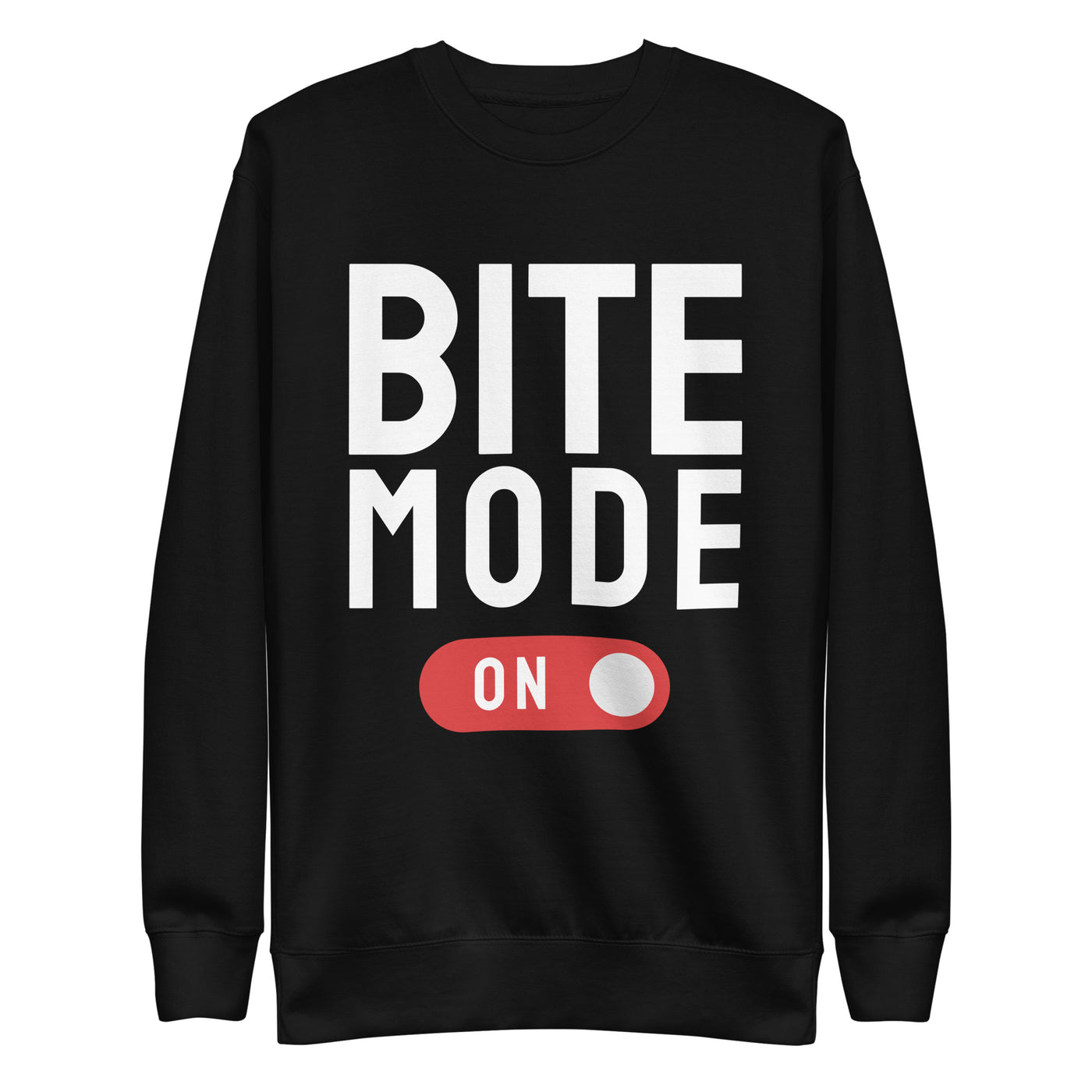 Bite Mode On Crewneck Sweatshirt