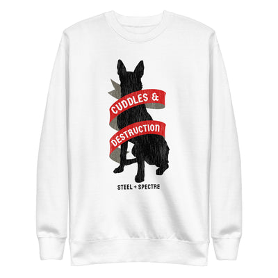 Cuddles & Destruction Crew Neck Sweatshirt