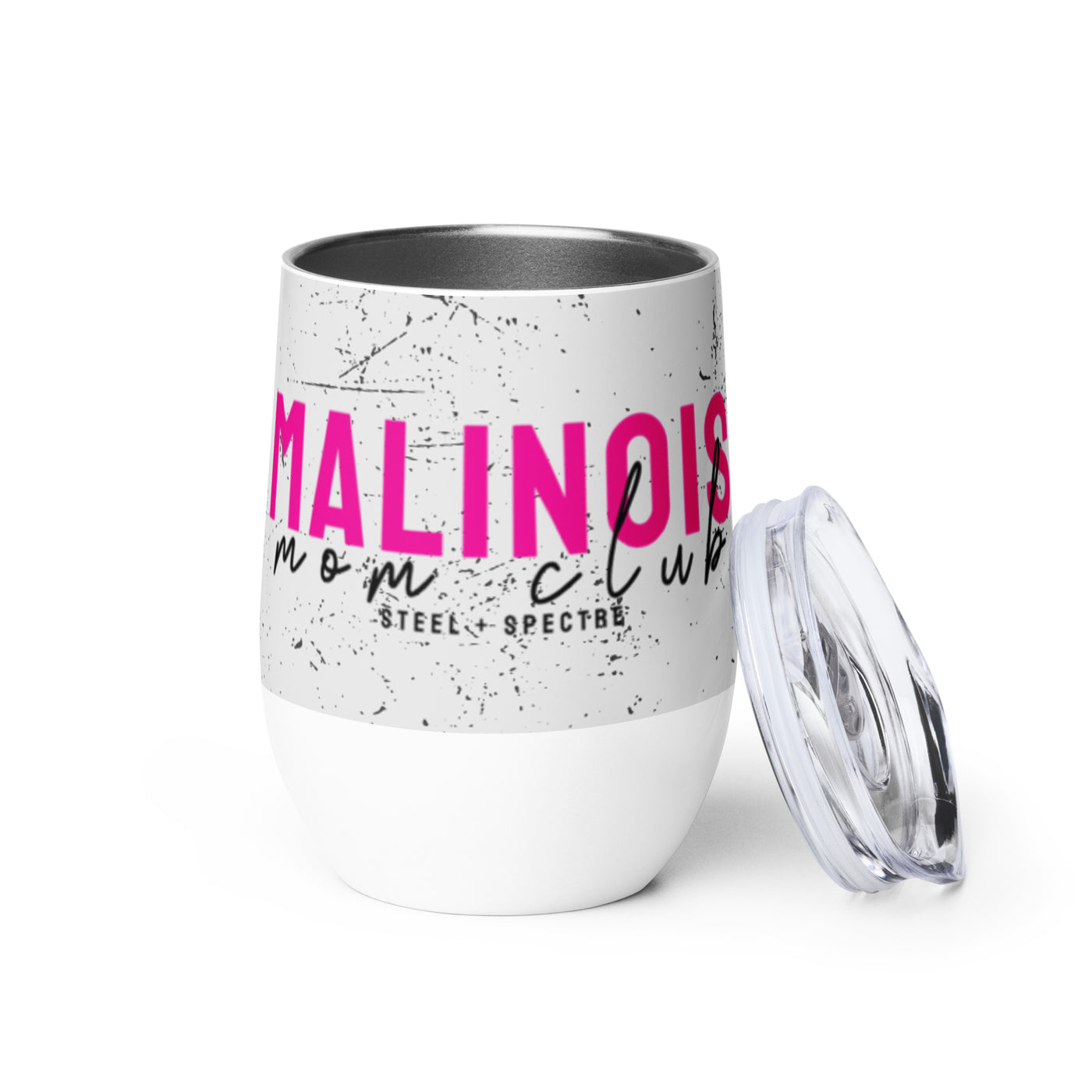 Malinois Mom Club wine tumbler